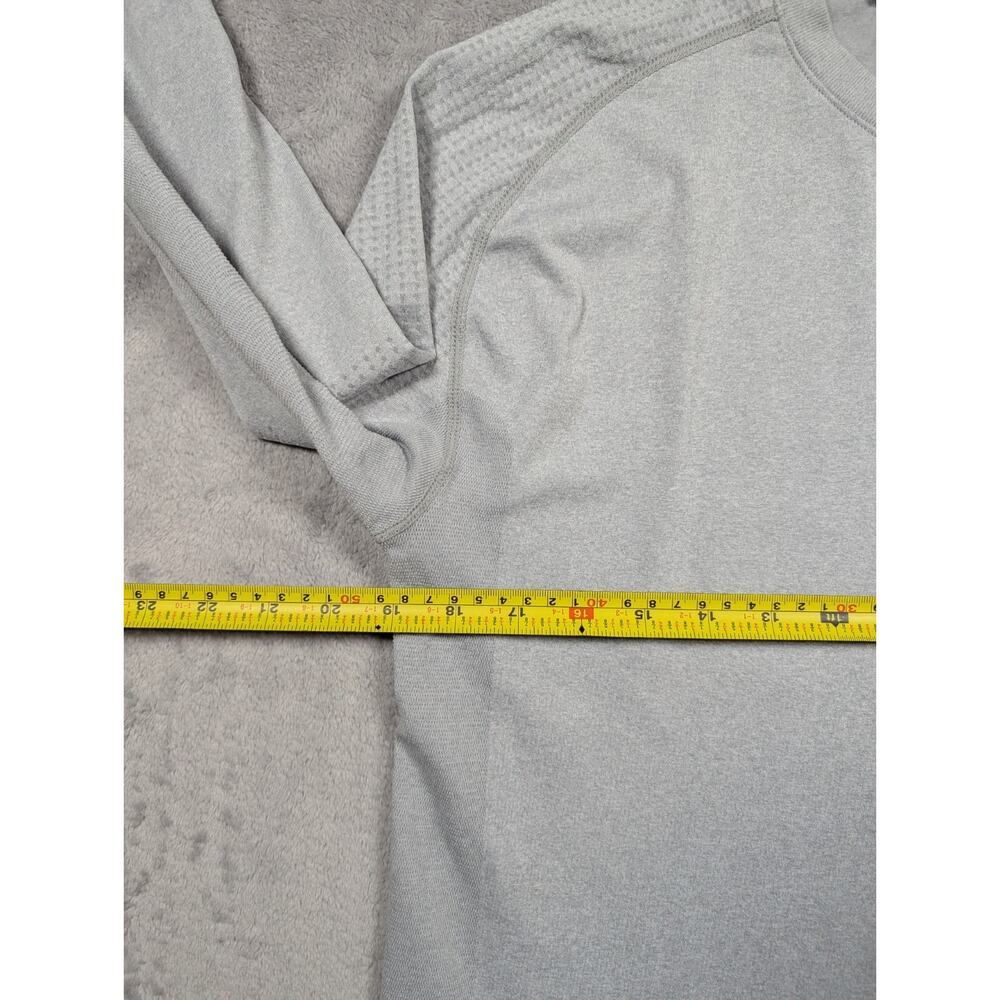 Gymshark T Shirt Mens Large Gray Long Sleeve Activewear Performance Training - Picture 6 of 10
